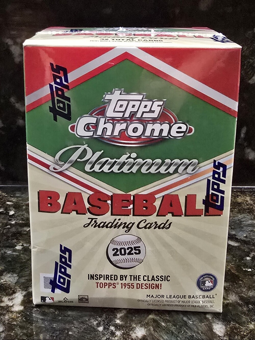 Topps 2025 Chrome Platinum Baseball Blaster Box MLB Trading Cards - New!